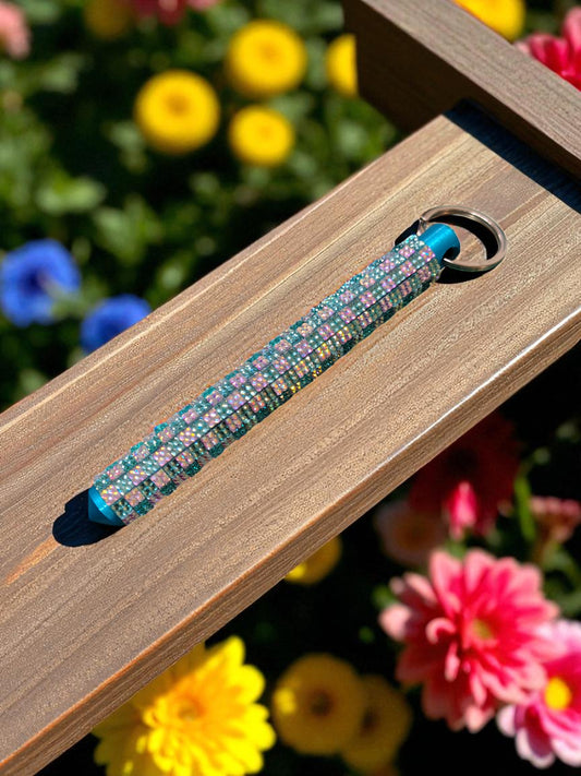 Kubotan - Plaid Rhinestone