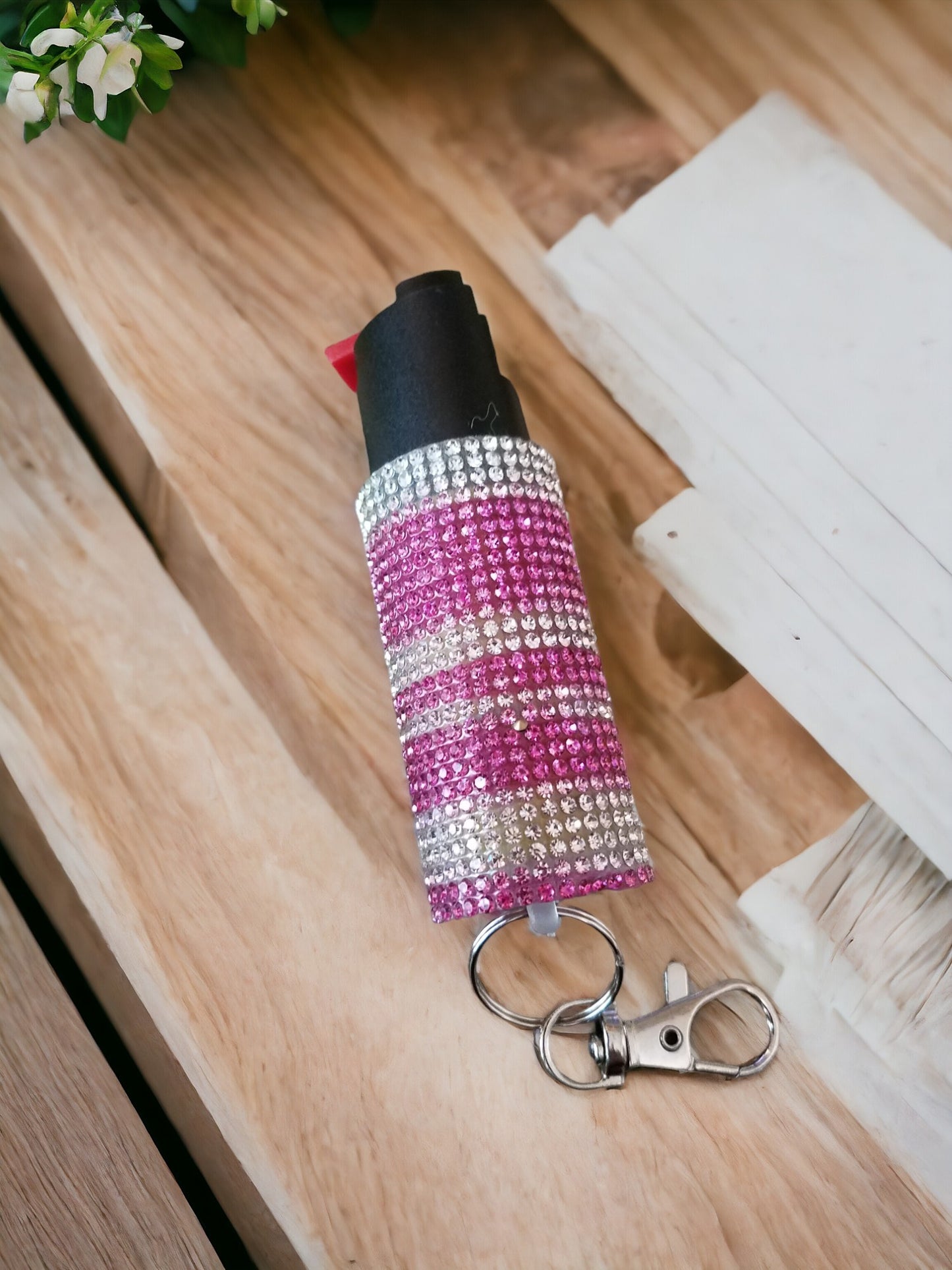 Design Rhinestone Pepper Spray by BLING-it Gotham City Safety Wholesale
