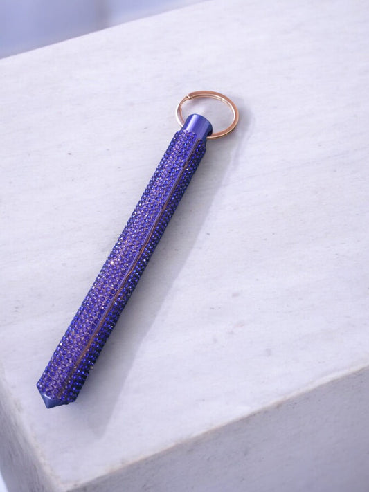 Kubotan - BLING-it Solid Rhinestone Blunt Force Kubotan Self Defense Keychain Wholesale
