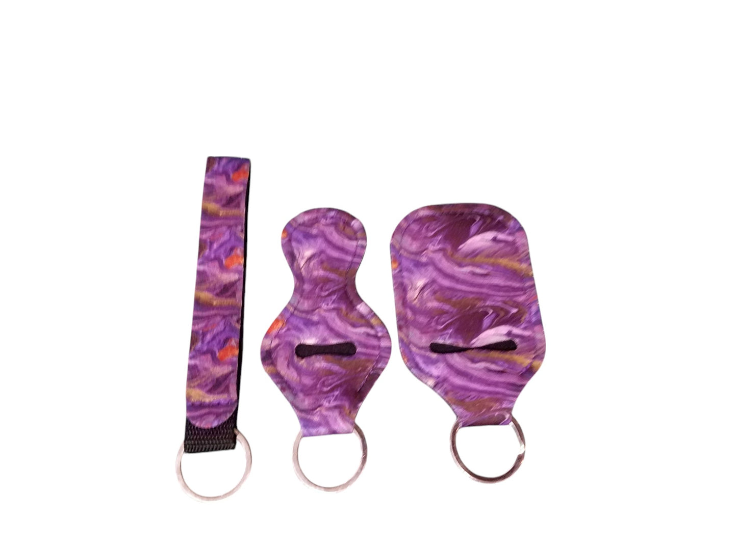 4 Piece Designer Keychain Set
