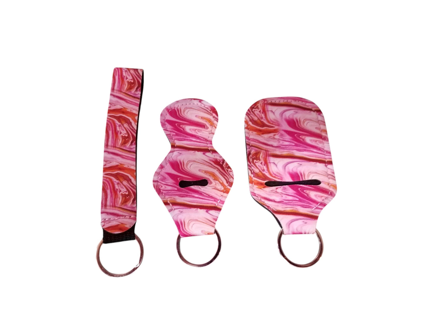 4 Piece Designer Keychain Set