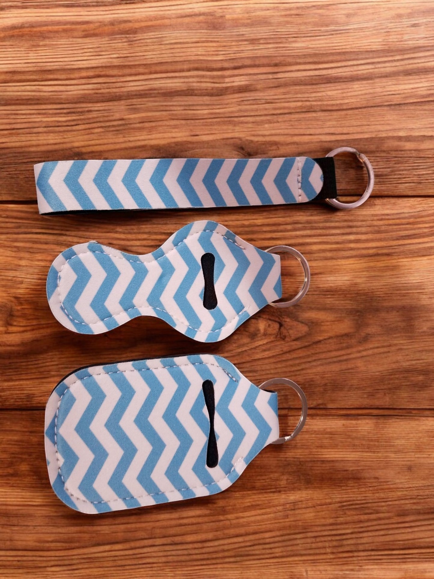 4 Piece Designer Keychain Set