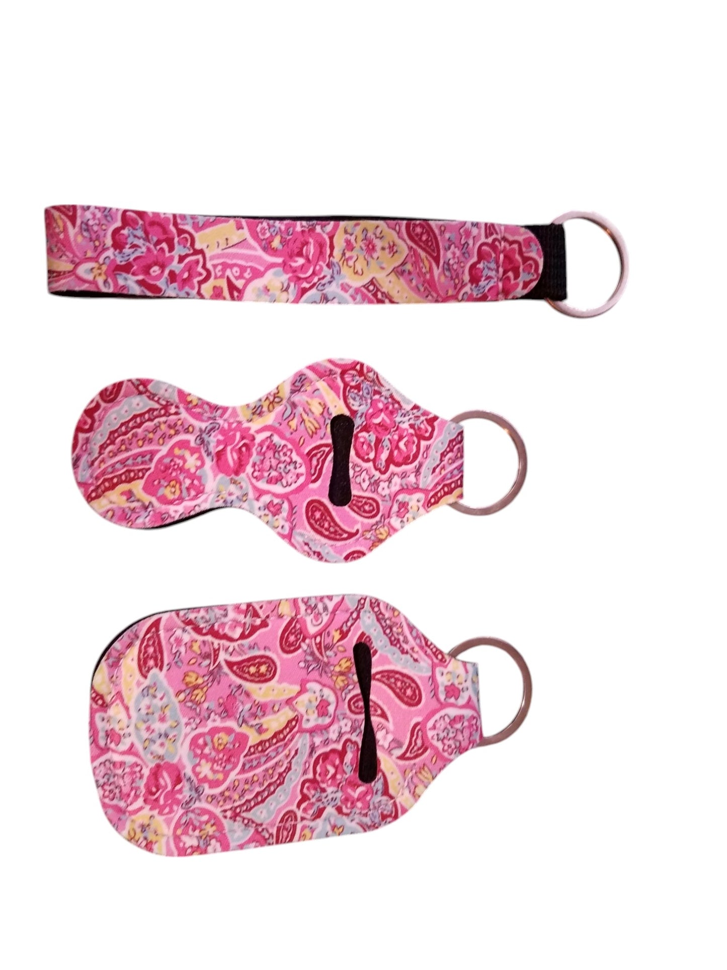 4 Piece Designer Keychain Set