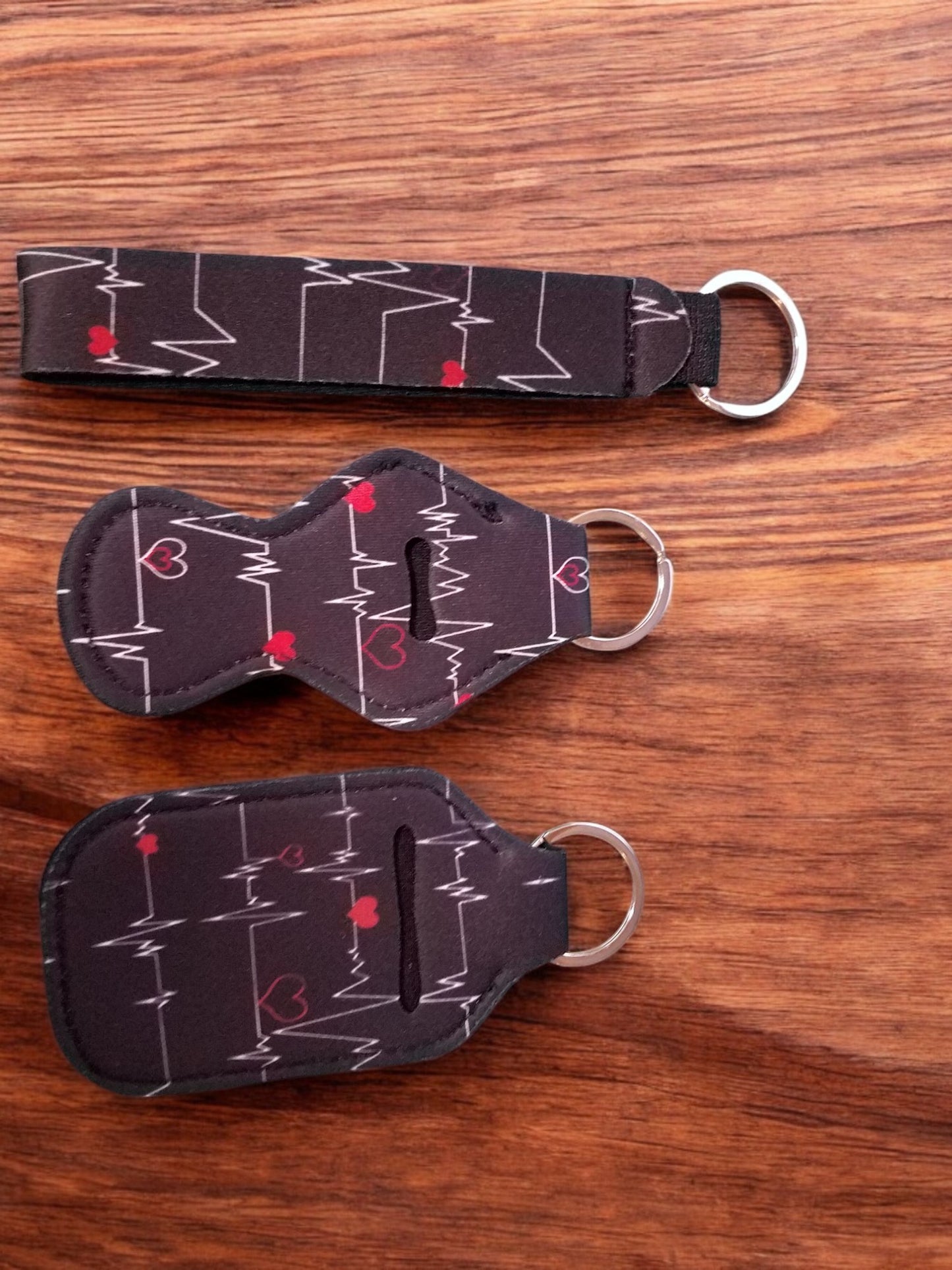 4 Piece Designer Keychain Set