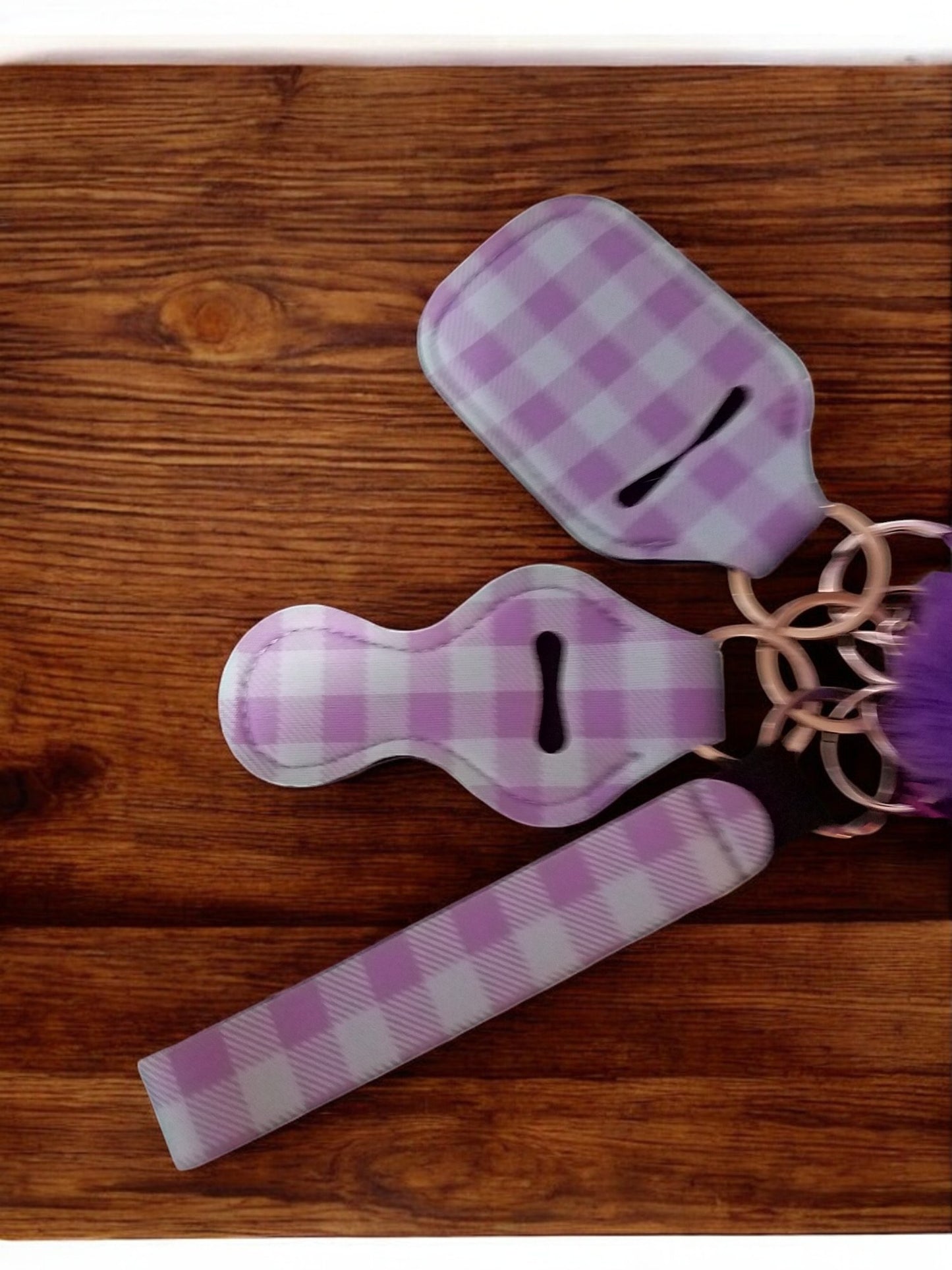 4 Piece Designer Keychain Set