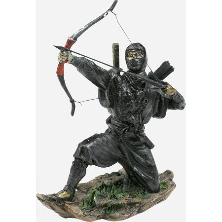 Kneeling Acher Ninja Statue