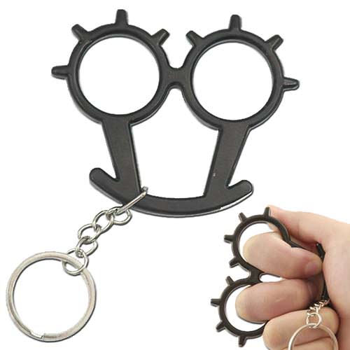 Self Defense Spikes Knuckle Duster Mini Keychain