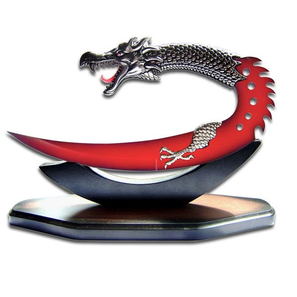 Red Dragon Saber Claw Fantasy Dagger