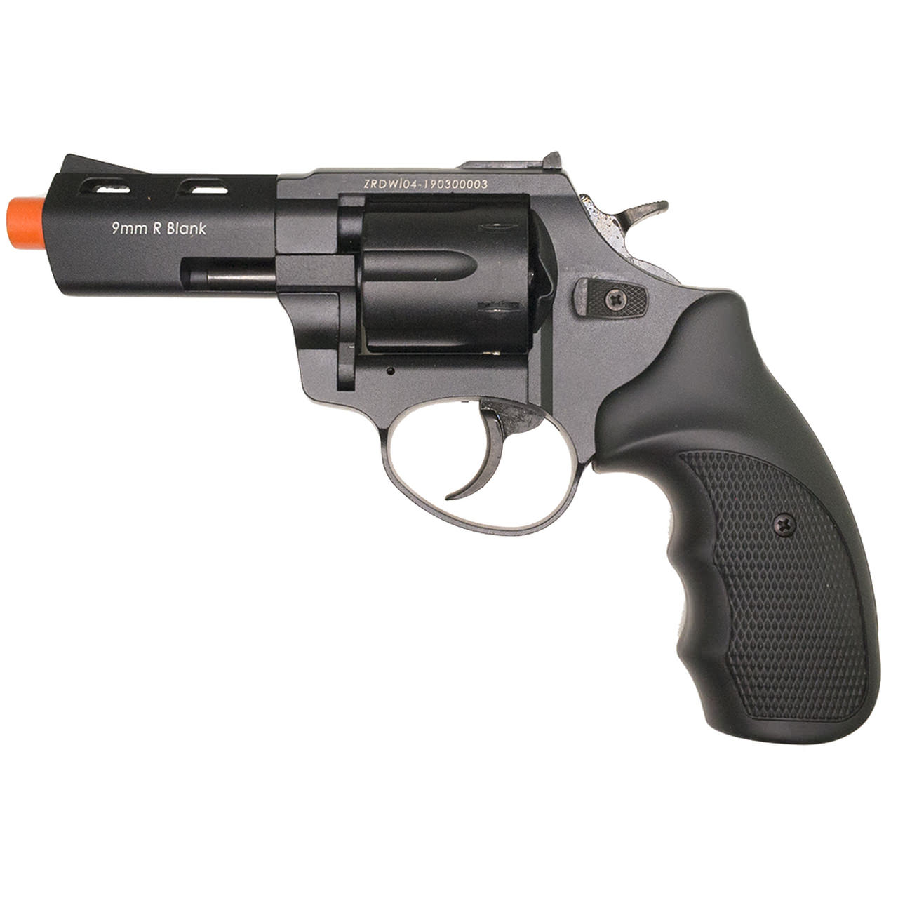 Zoraki R2 3" Barrel - Front Firing Blank Gun Revolver Black