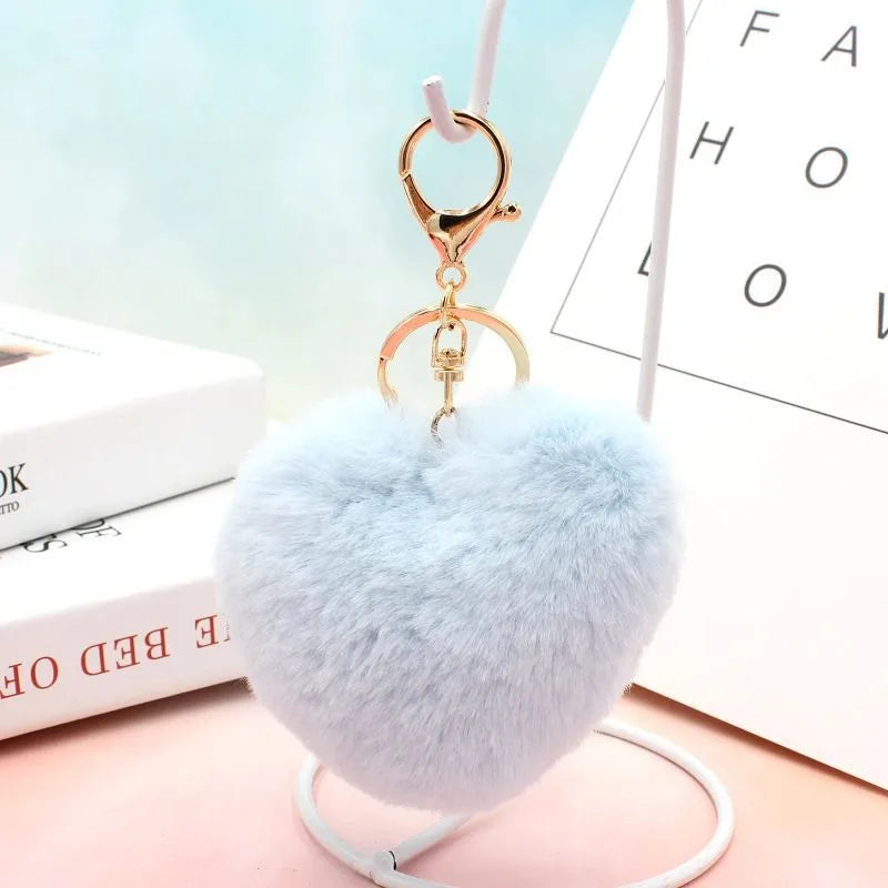 FUR HEART POMPOM Wholesale