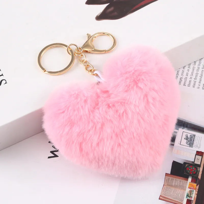 FUR HEART POMPOM Wholesale