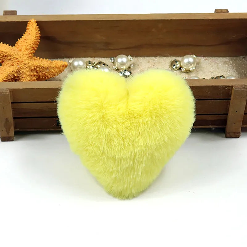 FUR HEART POMPOM Wholesale