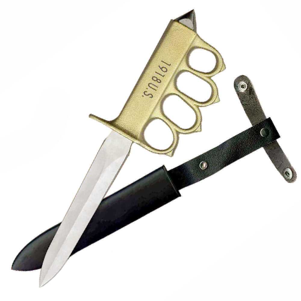 U.S. 1918 Brass Knuckle Trench Knife