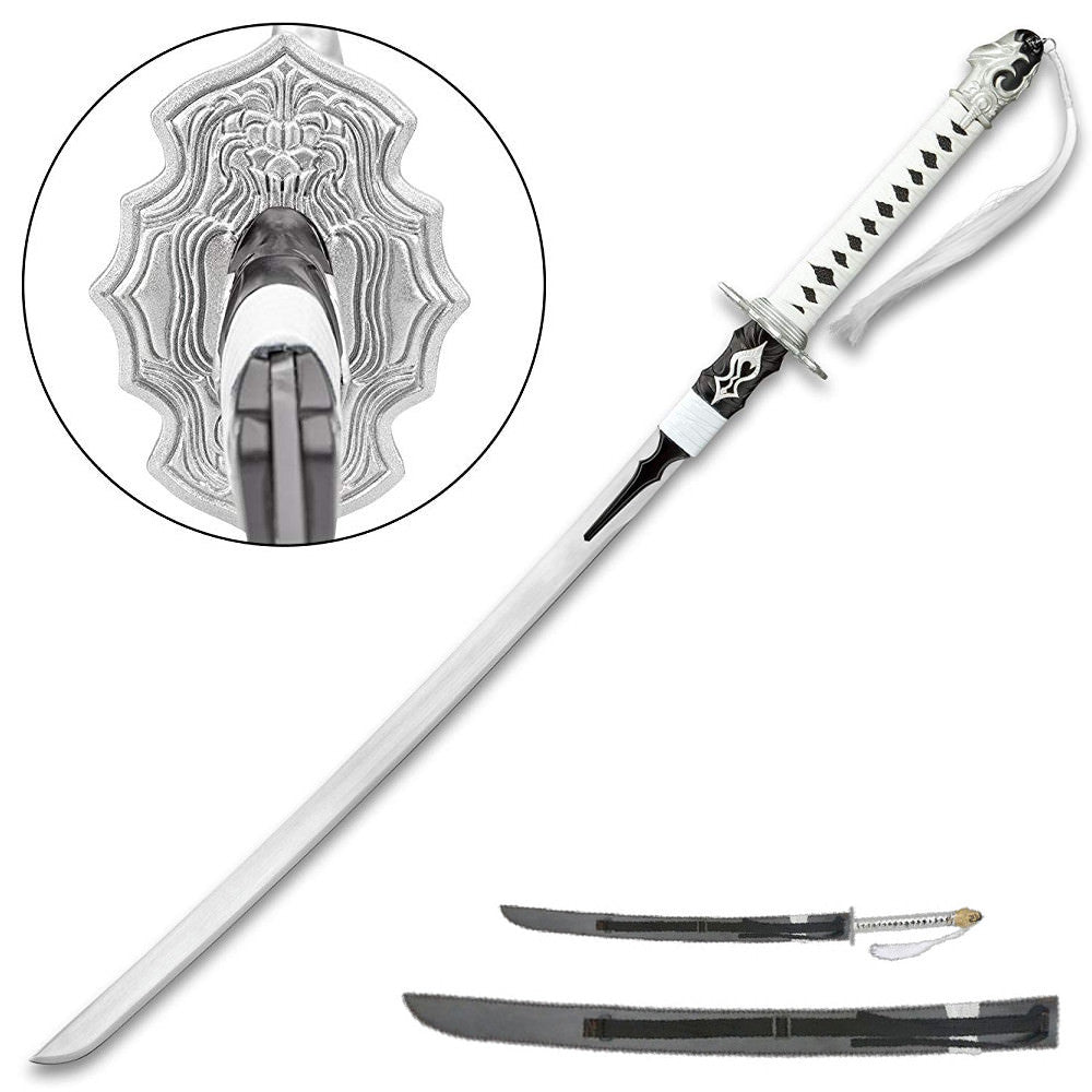 48.5" Virtuous Contract Samurai Gaming Katana Sword With A Shoulder Strap Sheath