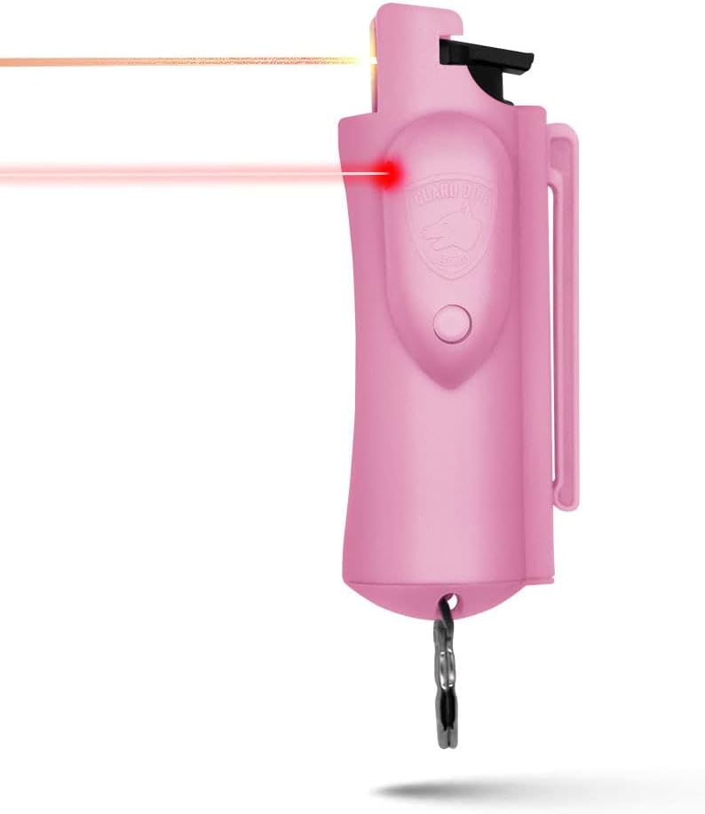 Guard Dog Security Accufire Keychain Pepper Spray with Laser Sight