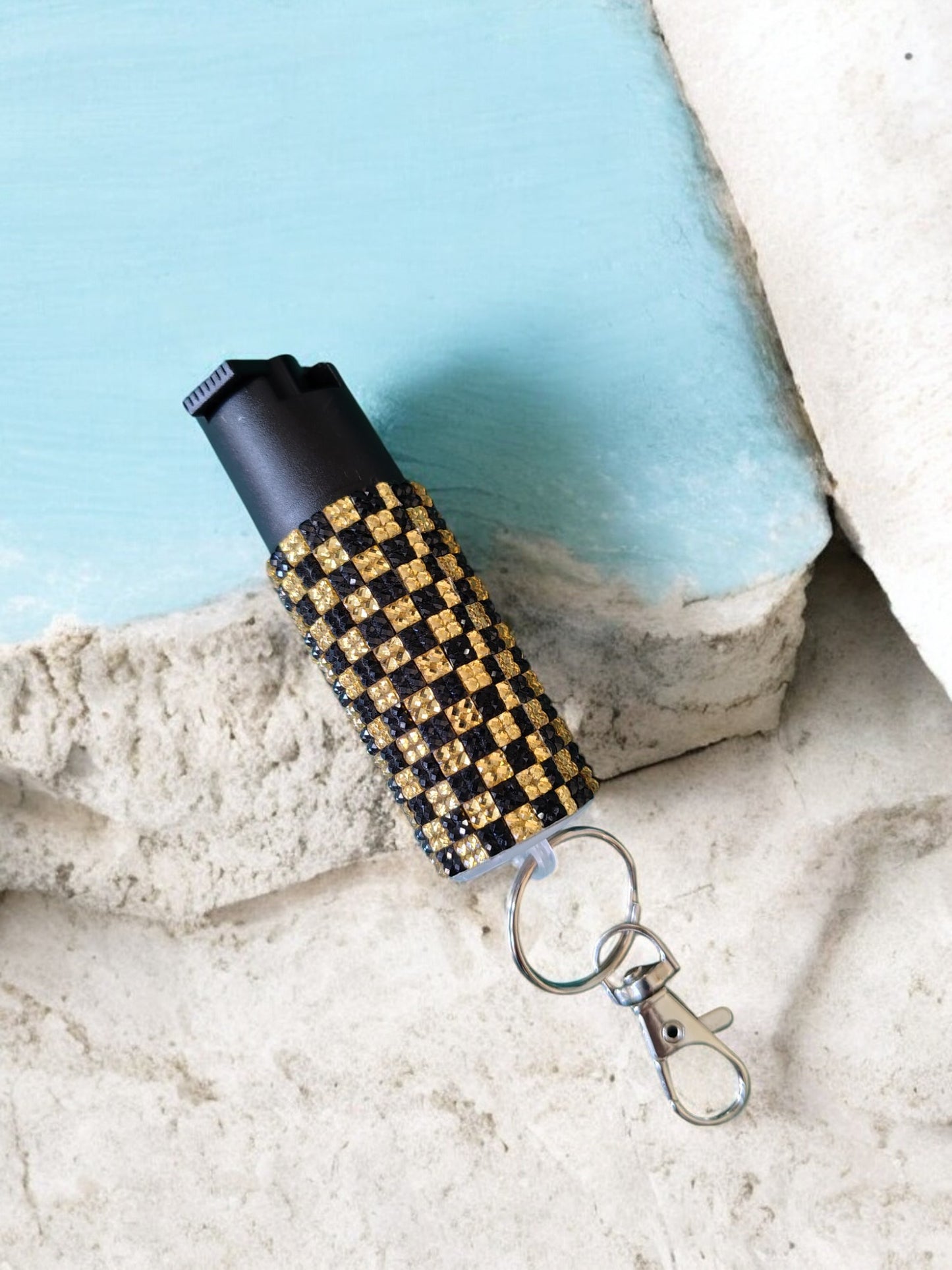 Design Rhinestone Pepper Spray by BLING-it Gotham City Safety Wholesale