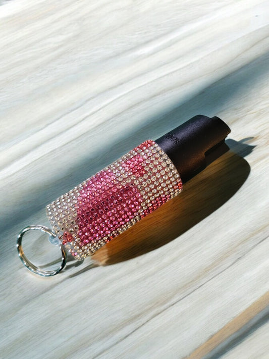 BLING-it Pepper Spray Rhinestone Design
