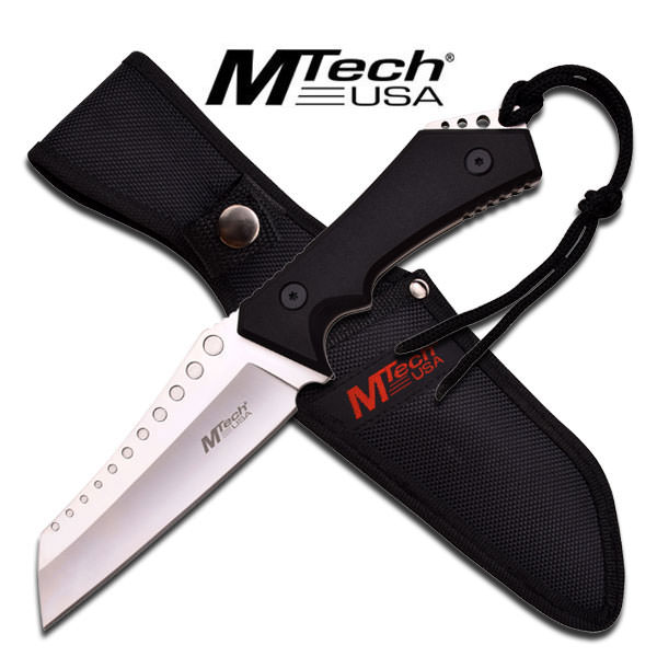 MTech USA Fixed Blade Military Style Tactical Chopper Knife