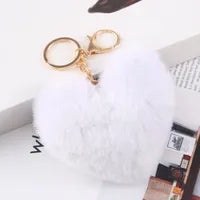 FUR HEART POMPOM Wholesale