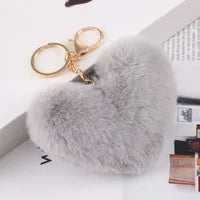 FUR HEART POMPOM Wholesale