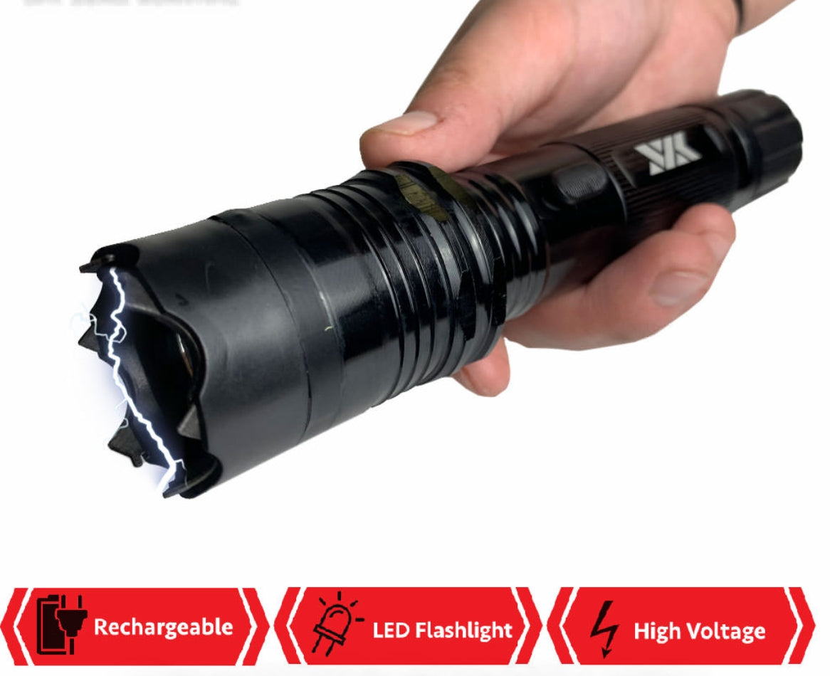 STUN GUN - DZS Elite Force Stun Gun All Metal * LED Flashlight
