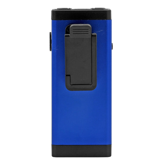 Thunder Blast Belt Clip Stun Gun and Flashlight - Blue