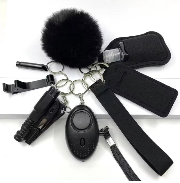 SAFETY KEYCHAIN KIT - 9 Piece Set