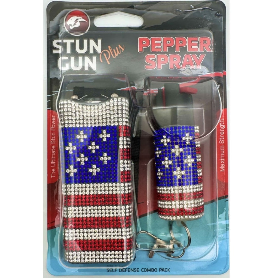 STUN GUN & PEPPER SPRAY COMBO