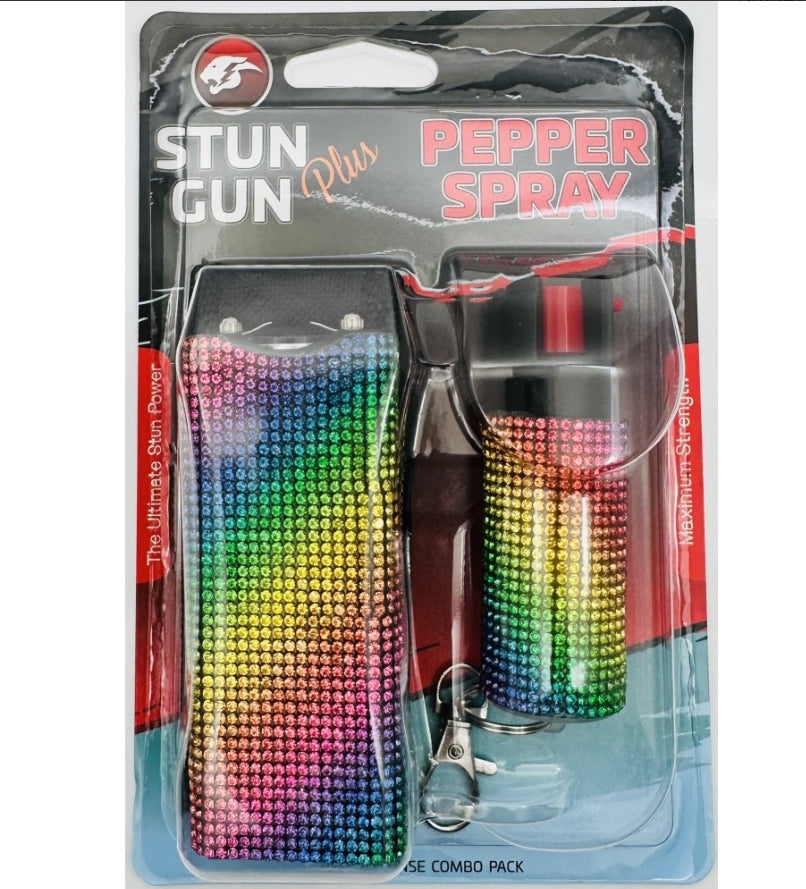 STUN GUN & PEPPER SPRAY COMBO