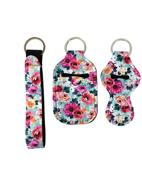 3 Piece Designer Keychain Set
