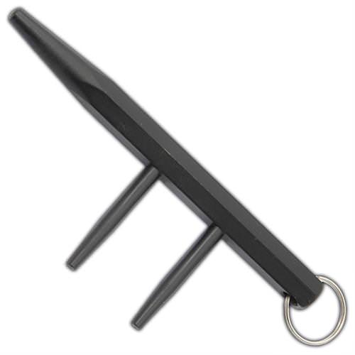 Self Defense Spike Keychain Black