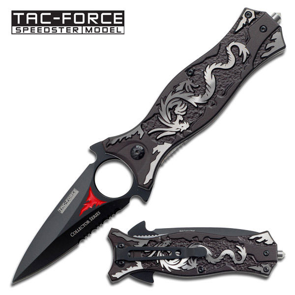 Spring Assist - Grey Dragon Knife - Spear & Spike Tactical