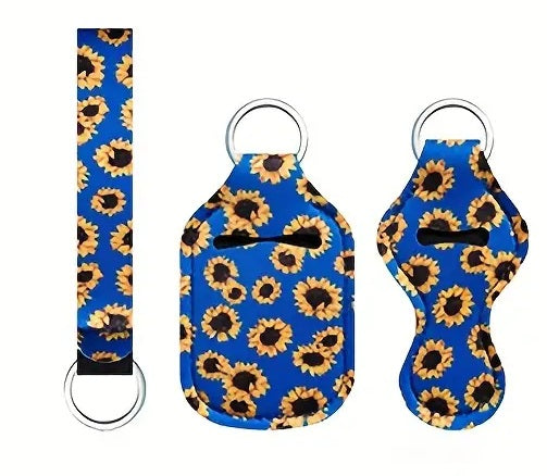 4 Piece Designer Keychain Set