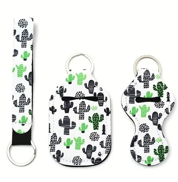 4 Piece Designer Keychain Set
