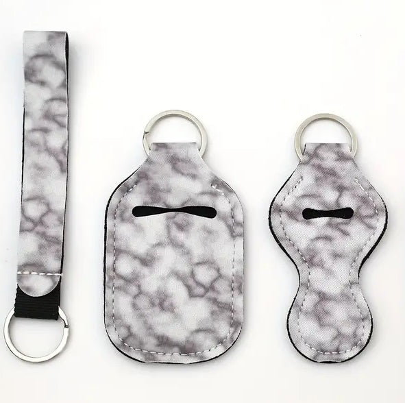 4 Piece Designer Keychain Set