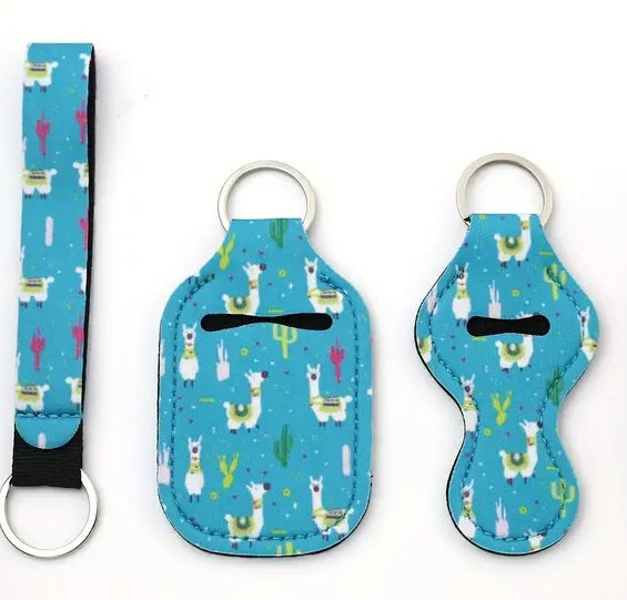 4 Piece Designer Keychain Set