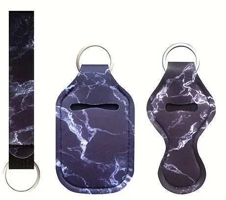 4 Piece Designer Keychain Set