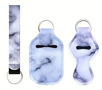 4 Piece Designer Keychain Set