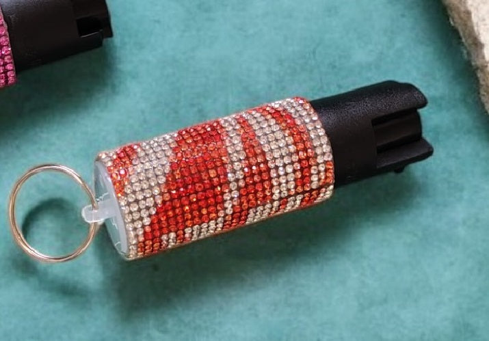 Design Rhinestone Pepper Spray by BLING-it Gotham City Safety Wholesale
