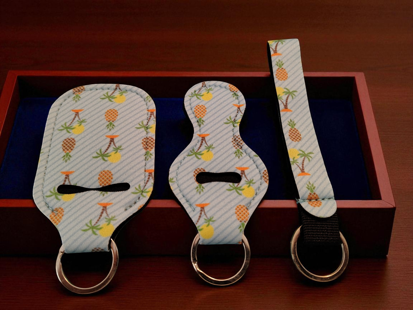 3 Piece Keychain Set - Assorted Designs Wholesale