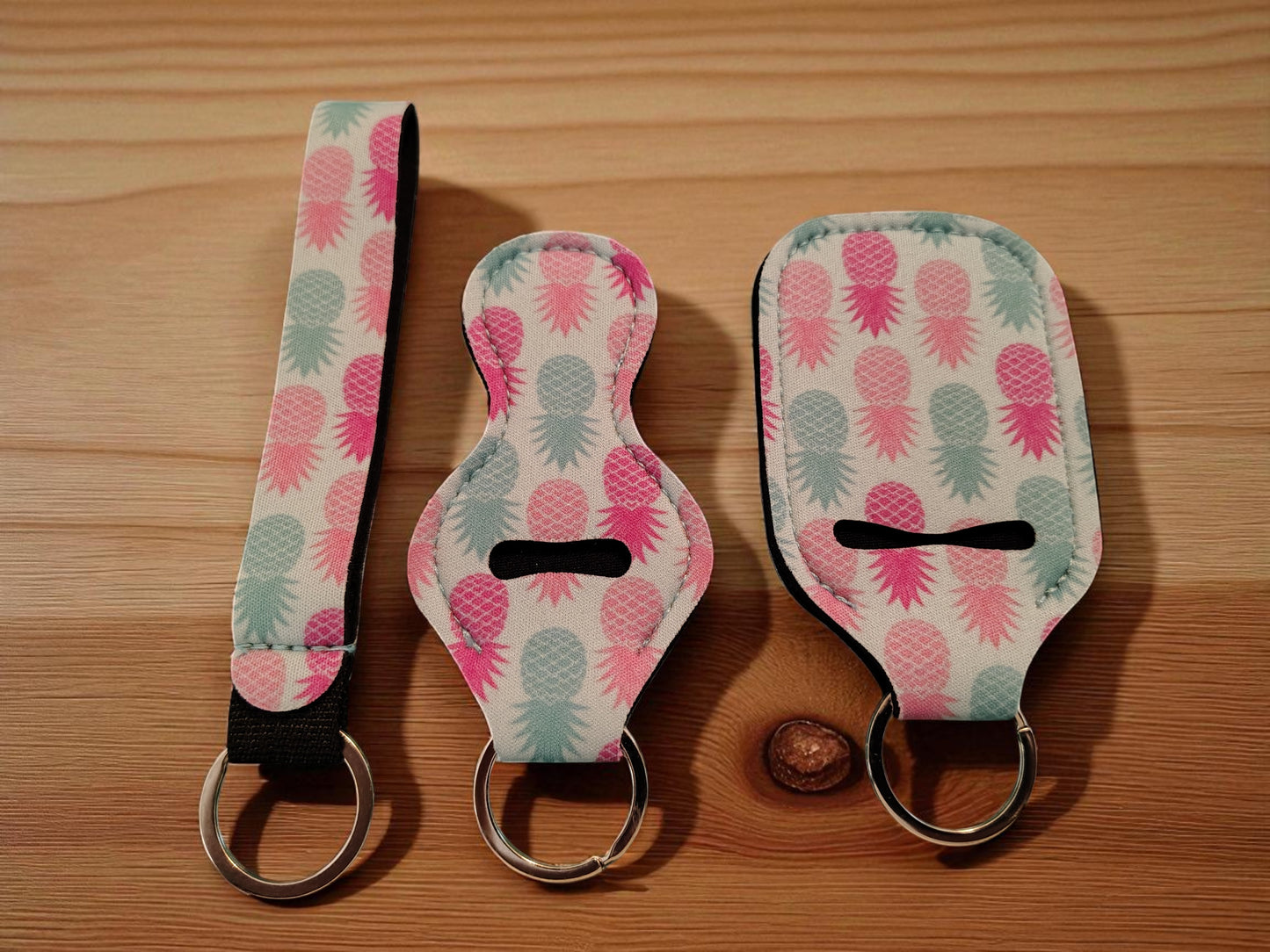 3 Piece Keychain Set - Assorted Designs Wholesale