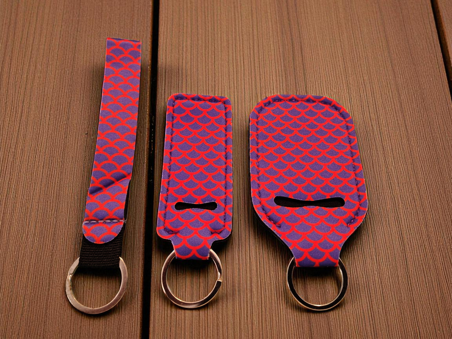 3 Piece Keychain Set - Assorted Designs Wholesale