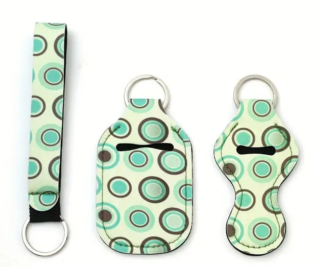 4 Piece Designer Keychain Set