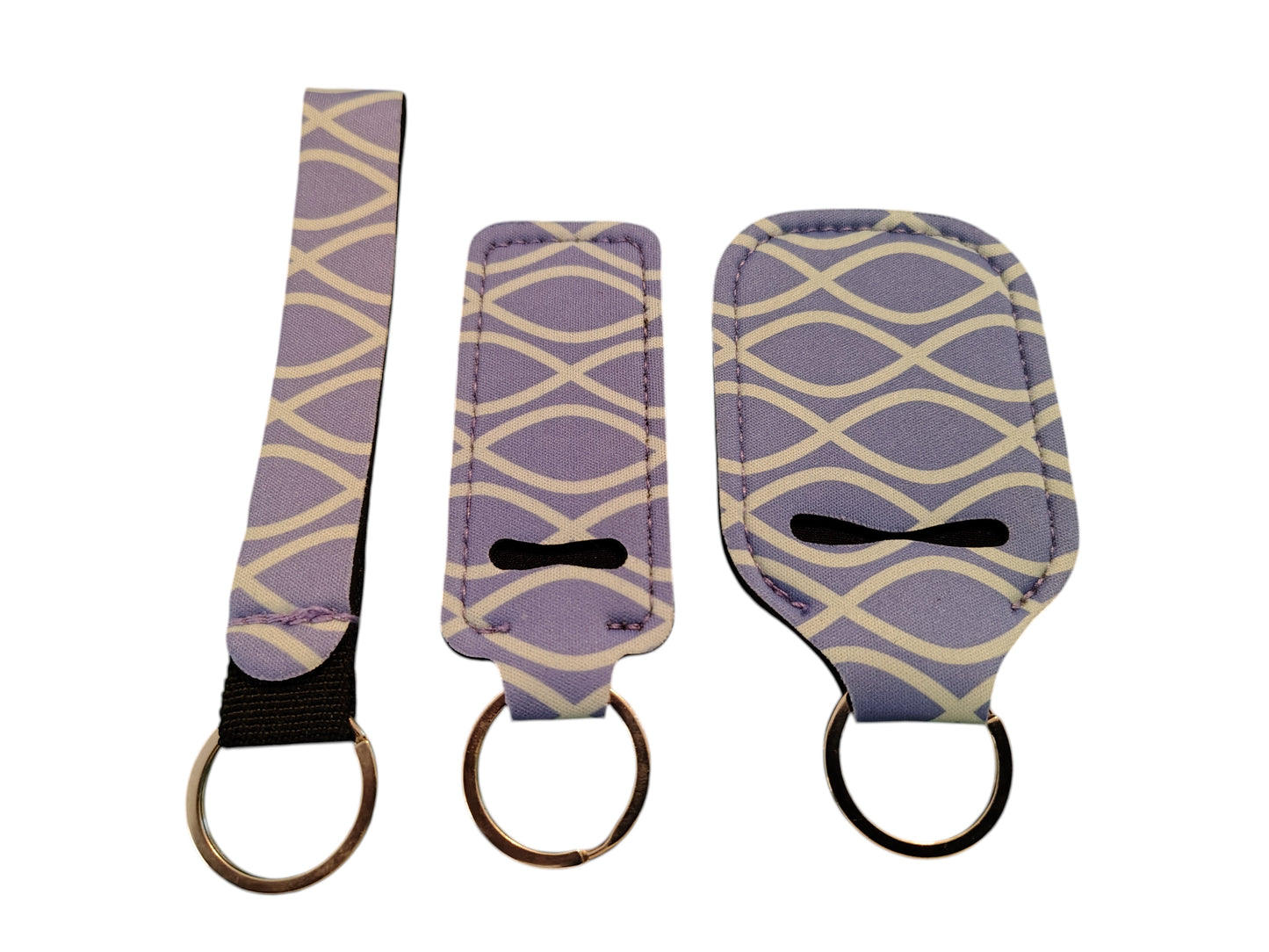 3 Piece Keychain Set - Assorted Designs Wholesale