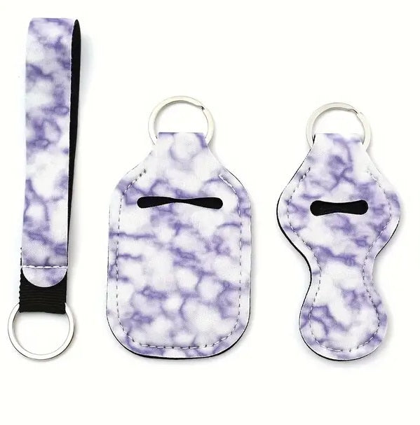 4 Piece Designer Keychain Set