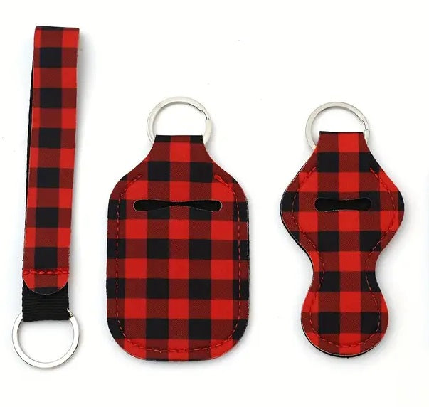 4 Piece Designer Keychain Set