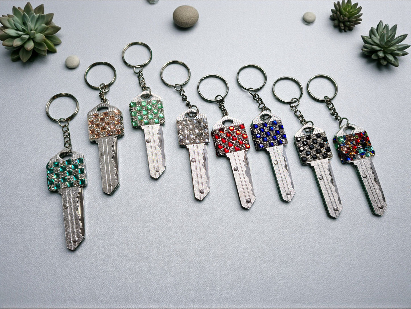 Key Knife - Crystal Glass Rhinestone Bling Collection