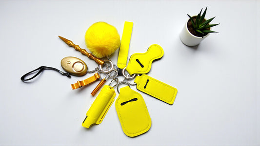 Safety Keychain - 10pc Set with Pepper Spray