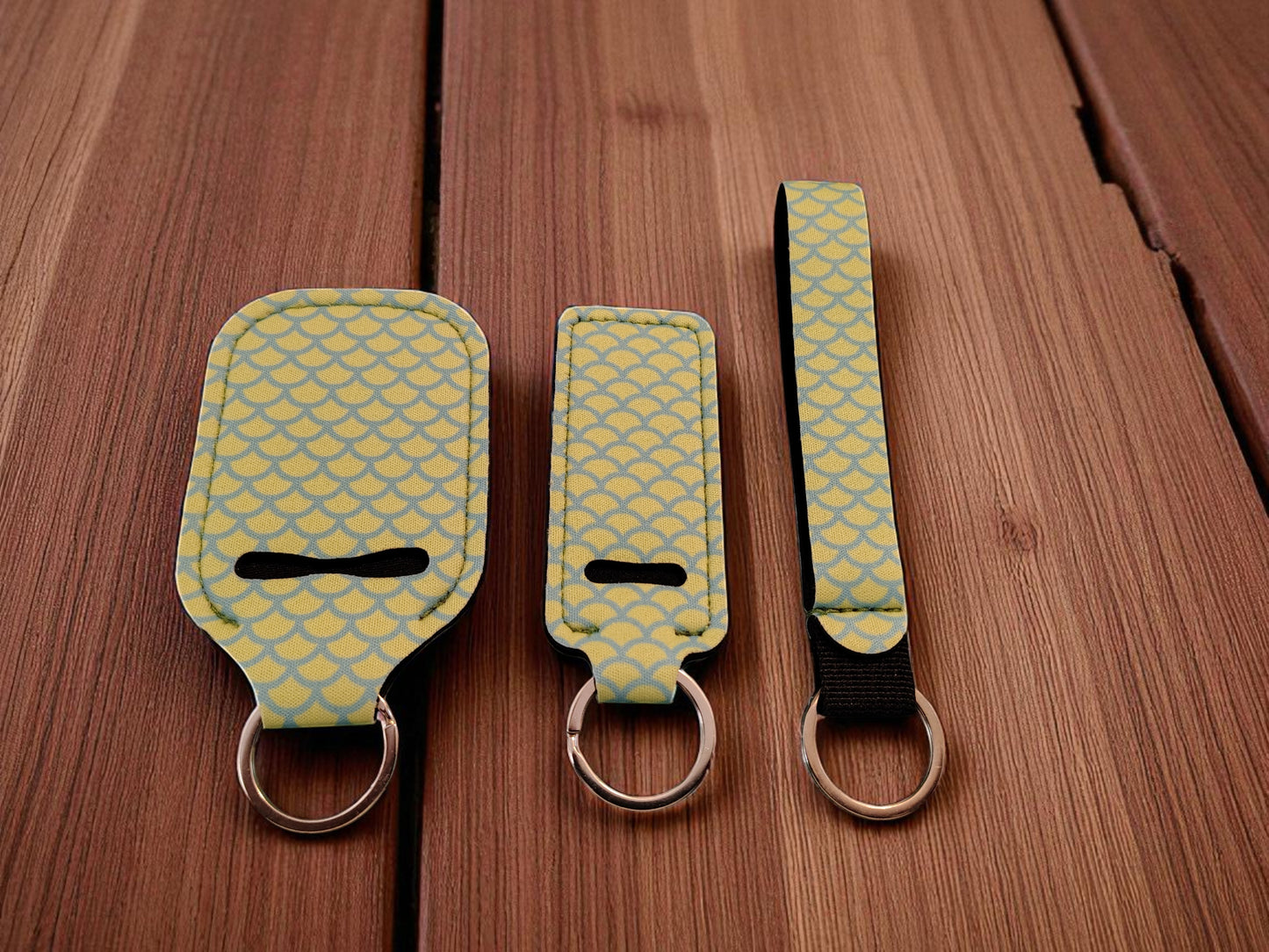 3 Piece Keychain Set - Assorted Designs Wholesale