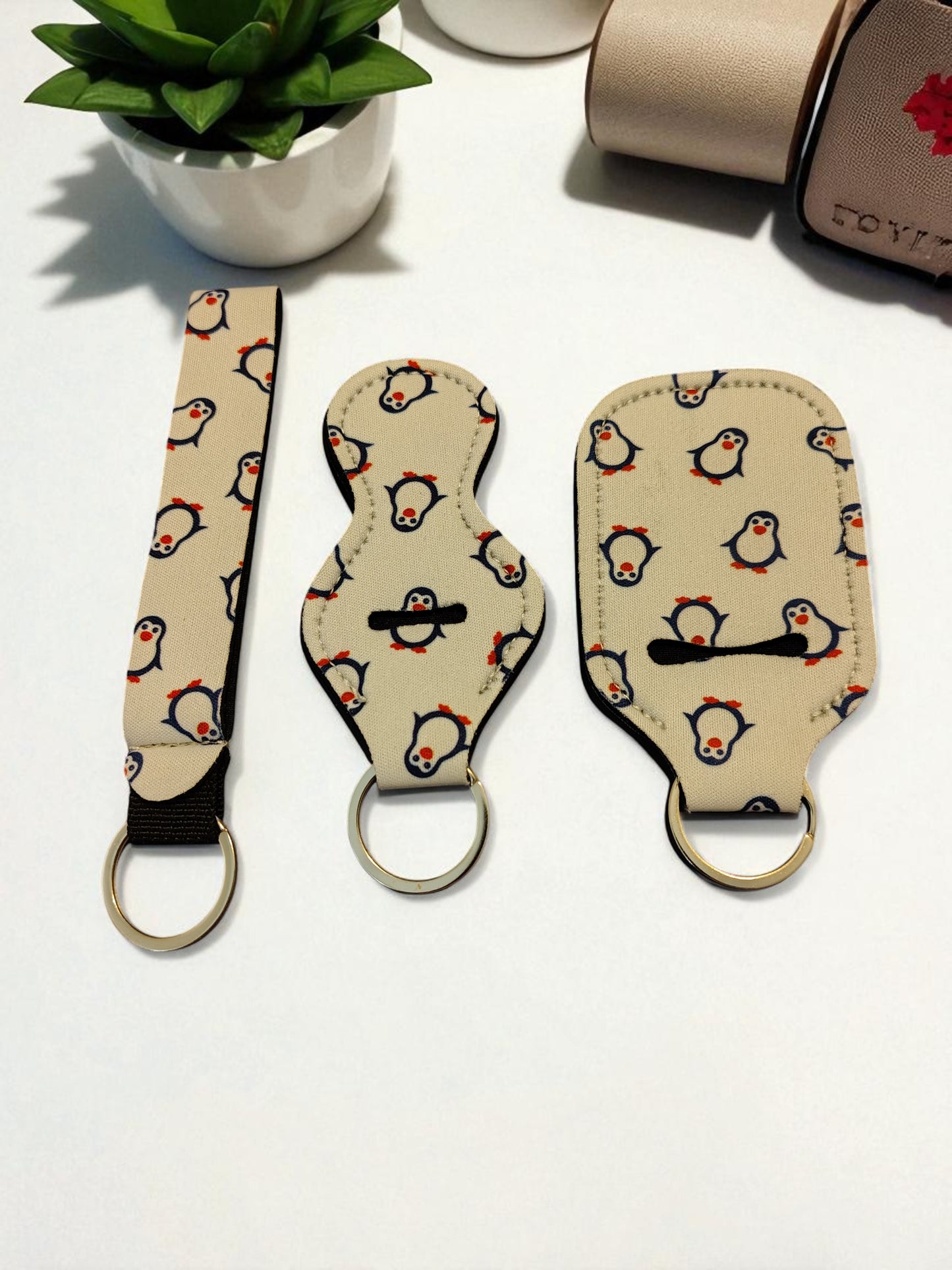 3 Piece Keychain Set - Assorted Designs Wholesale